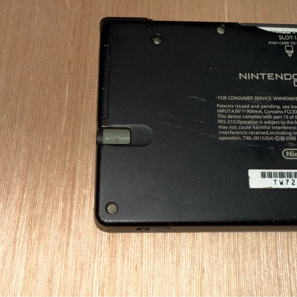 Nintendo DSi Handheld Black Console Lot 6 Games w/Charger Tested Read Below!